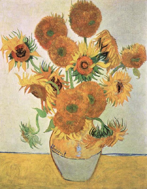 Vincent Van Gogh sun flowers Norge oil painting art